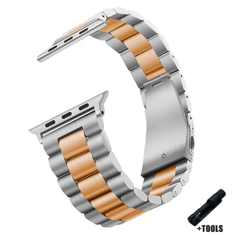 Stainless Steel band for Apple Watch band Ultra 2 49mm 46mm 45mm 41mm 44mm 42mm metal band Apple Watch Series 10 9 8 7 SE 6 5 4