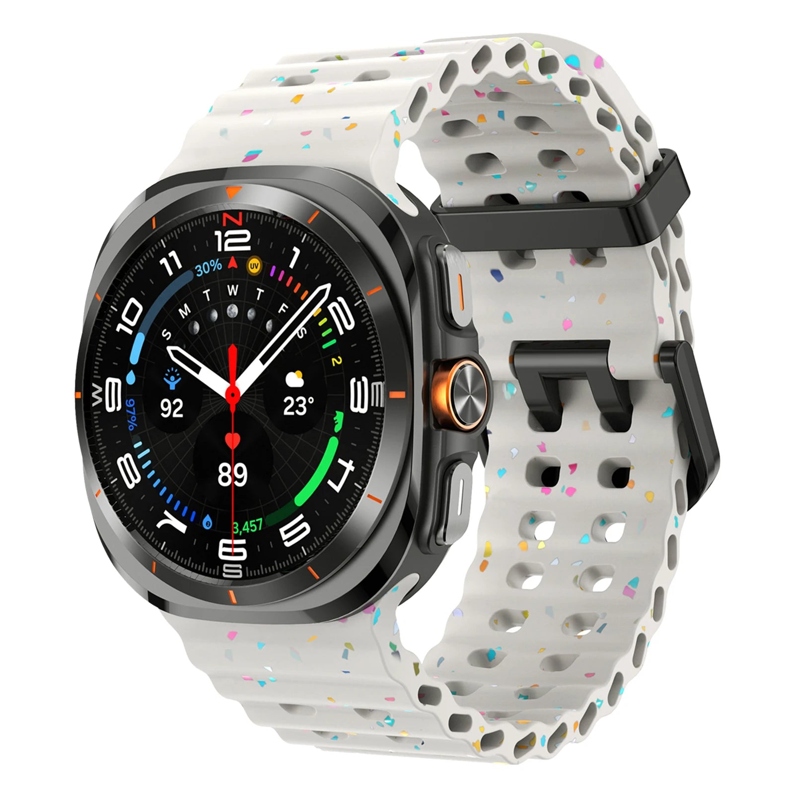 Luminous Strap for Samsung Galaxy Watch 7 Ultra 47mm Smart Watchband Silicone Bracelet for Galaxy Watch 7 Ultra Men Women Correa