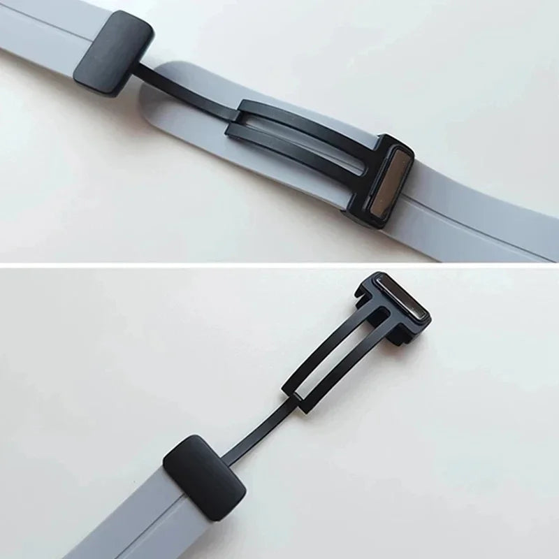 Magnetic Silicone Strap For Samsung Watch 7 6 5 4 40mm 44mm Sport Watchband For Galaxy Watch 5Pro 4 6Classic 47mm 43mm 42mm 46mm