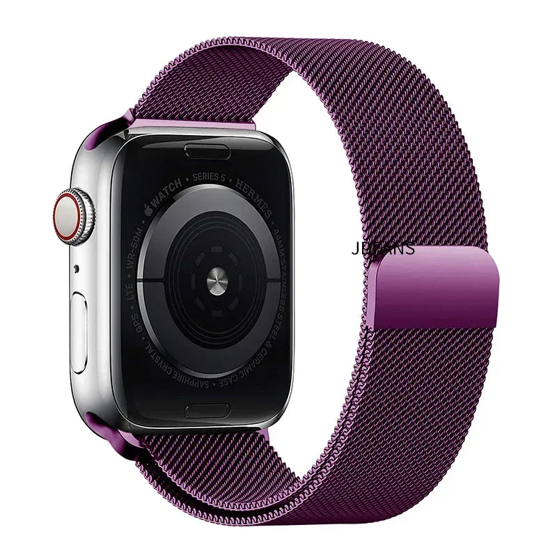 Milanese Loop for Apple Watch band 10 46mm 45mm 44mm 40mm 41mm 42mm 38mm 44mm band Ultra 2 49mm Apple Watch Series 9 8 7 6 SE 5 4 3