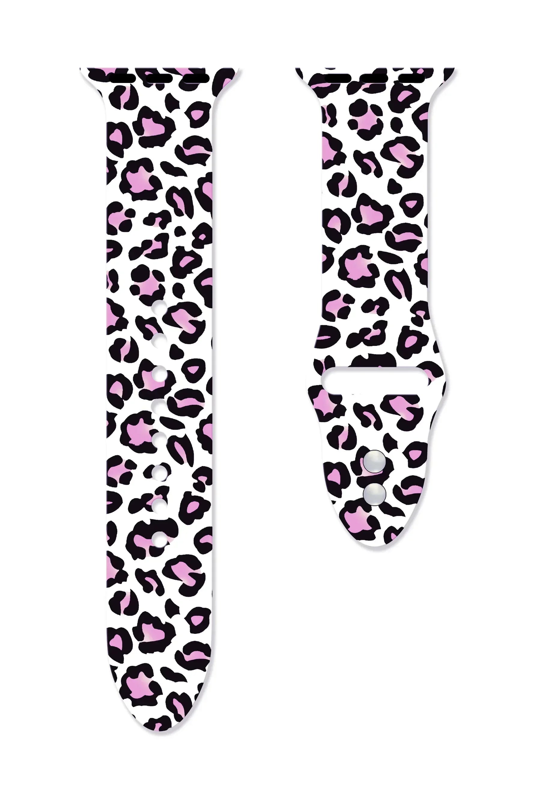 Leopard Printing band for Apple Watch band Ultra 2 49mm 44mm 40mm 41mm 45mm 38mm 42mm for Apple Watch 9 8 7 6 SE 5 4 Women Silicone band