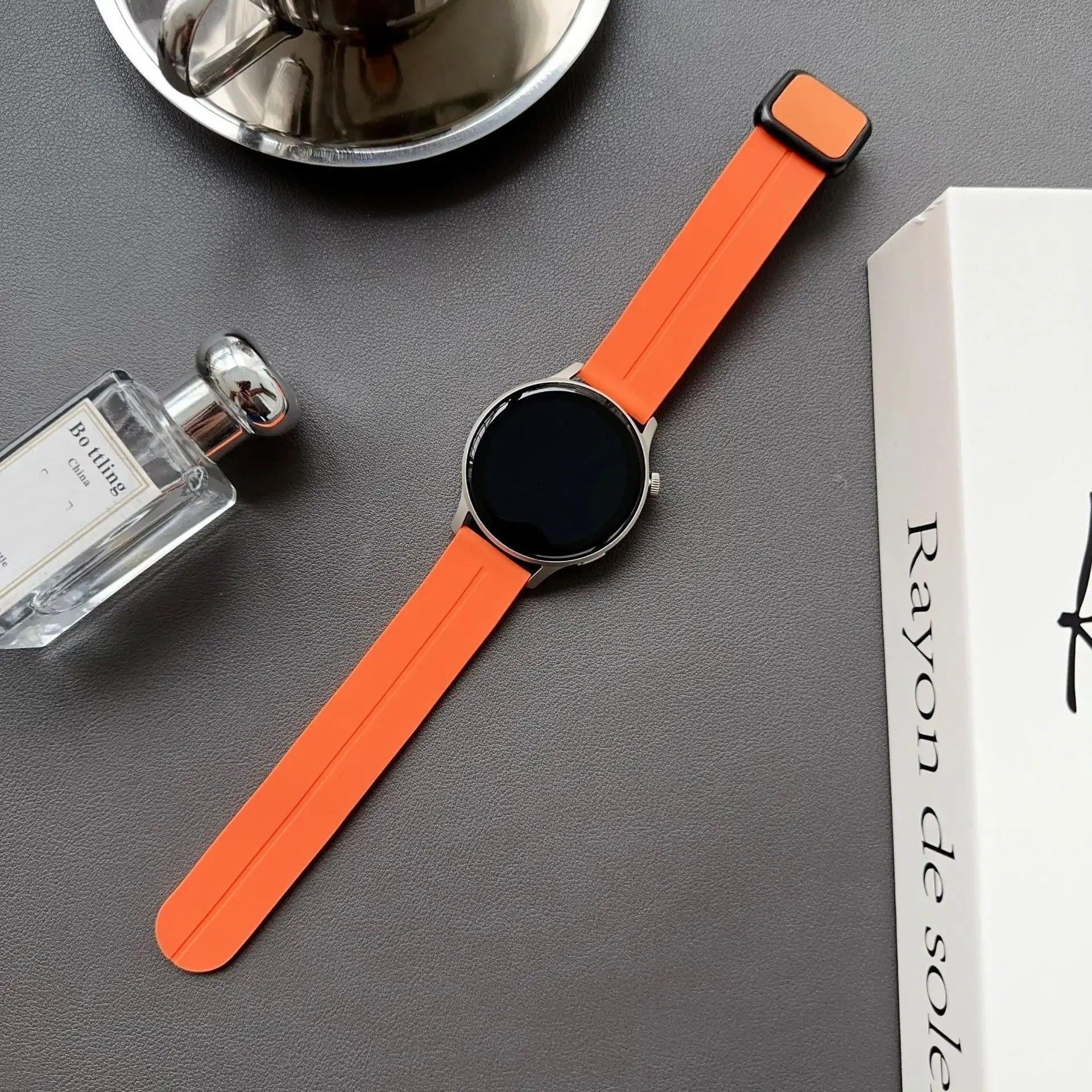 20mm 22mm Magnetic Strap for Samsung Galaxy Watch 6 5 4 5Pro 6 4 Classic 43 47mm Silicone Bracelet for Huawei Watch GT4 4Pro GT3