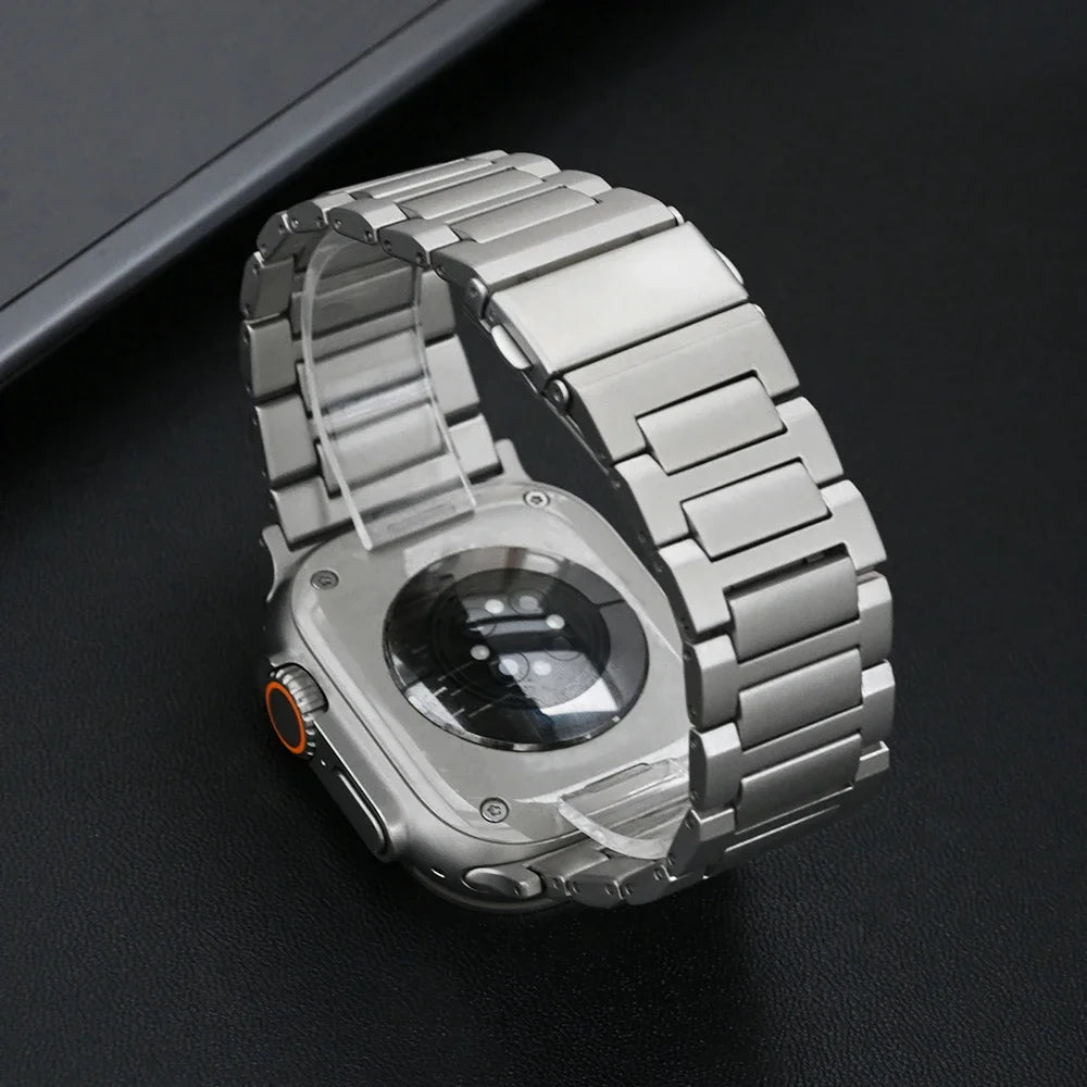 Titanium band for Apple Watch Ultra 3 2 Series 11 10 9 8 6 SE Luxury band For Apple Watch Ultra 49mm 45mm 46mm 44mm Correa band