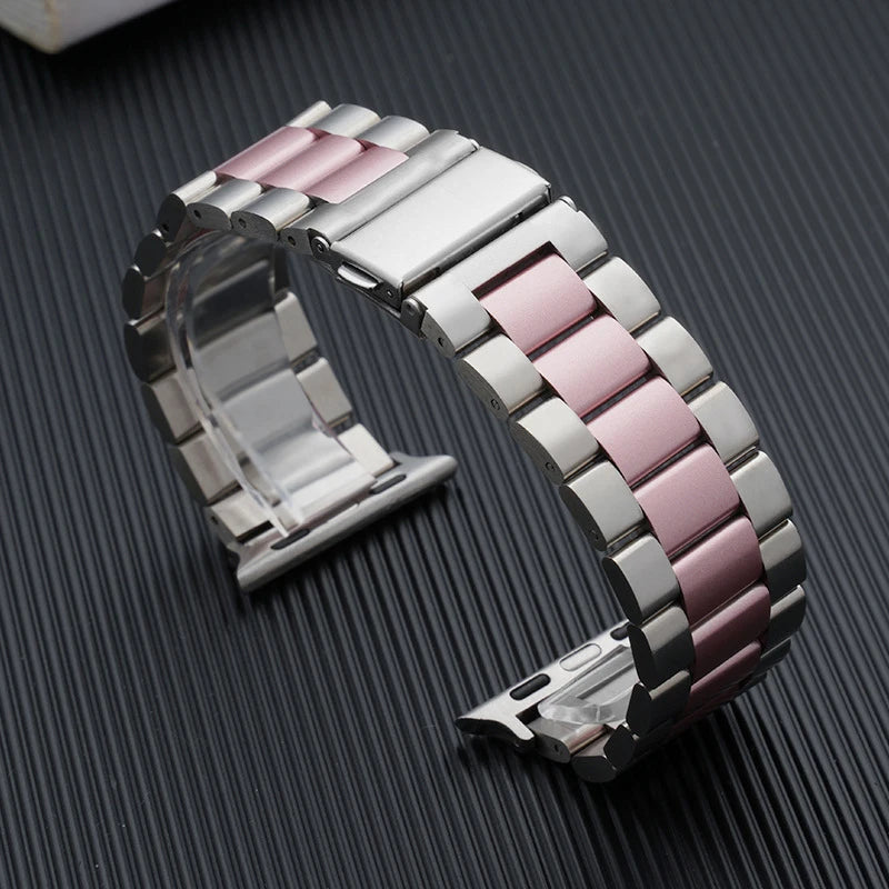 Stainless Steel band for Apple Watch band 45mm 44mm Ultra 2 49mm 42mm 40mm 41mm 46mm metal watch band Series 10 9 8 7 6 5 4 3 se