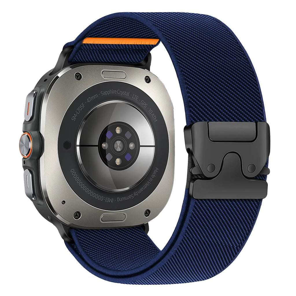 Parachute Strap For Samsung Galaxy Watch Ultra Band 47mm stretch Nylon correa pulseira Bracelet for Galaxy Watch 7 ultra Strap