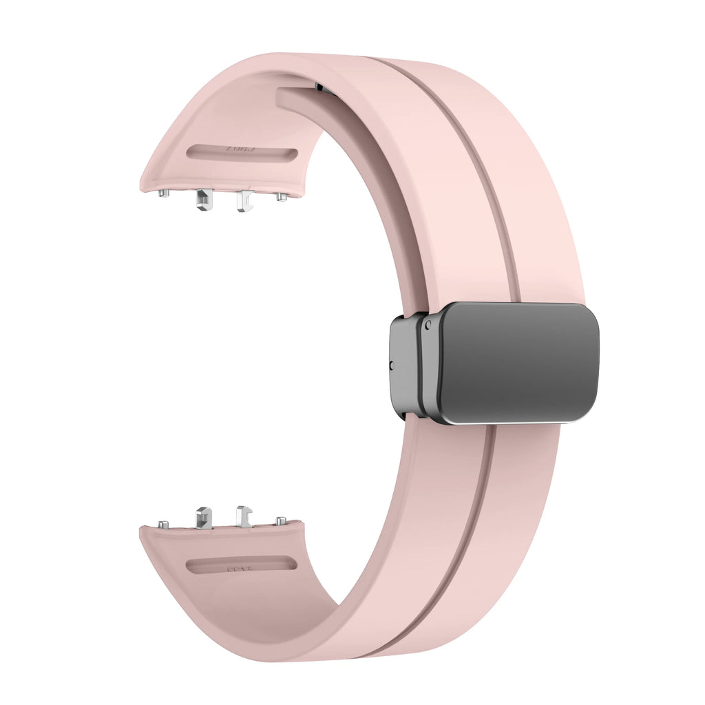 Sports Silicone Band For Samsung Galaxy Fit3 Fit 3 SM-R390 Magnetic D Buckle Strap Wristband Bracelet Replacement Accessories