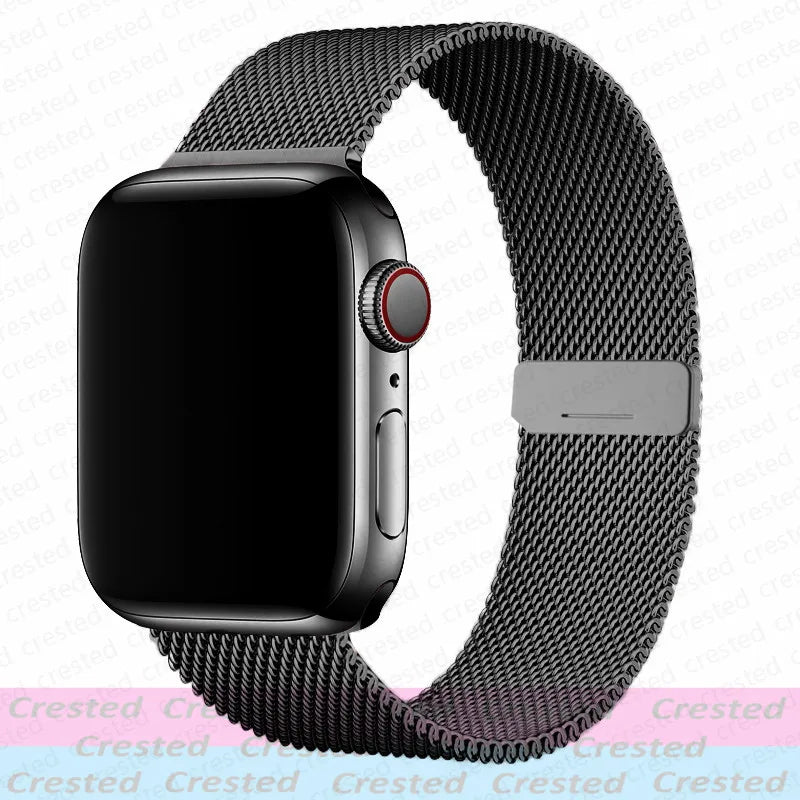 Magnetic band For Apple Watch band 44mm 40mm 45mm 46mm 49mm 42mm 41mm 38mm belt band Apple Watch Series 10 9 3 6 7 8 SE Ultra 2