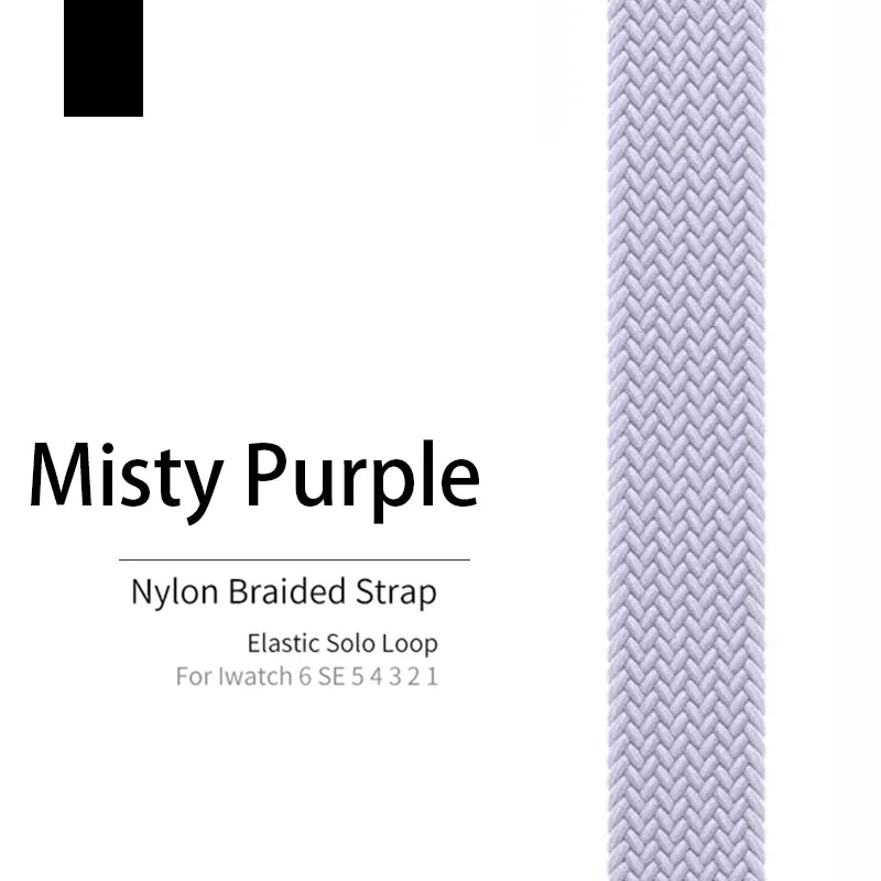 Elastic Solo Loop band For Apple Watch 44mm 40mm 45mm 41mm 46mm 42mm Ultra 49mm band for Apple Watch Series 10 9 8 7 SE 6 5 4 band