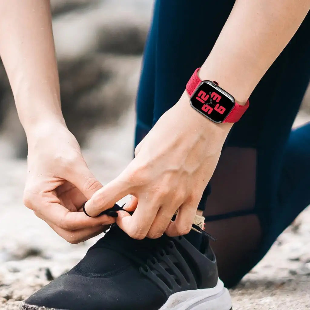 band For Apple Watch band 46mm 45mm 44mm 49mm 40mm 41mm 42mm Braided loop correa band Apple Watch Series 10 8 9 7 5 SE 6 4 Ultra