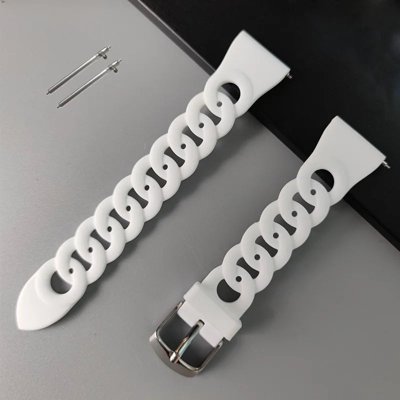 20mm strap For Samsung Galaxy watch 4/6/4classic/5/Pro/Active 3/2/Gear S3/amazfit bip bracelet Huawei watch GT 2/3 Pro 22mm band