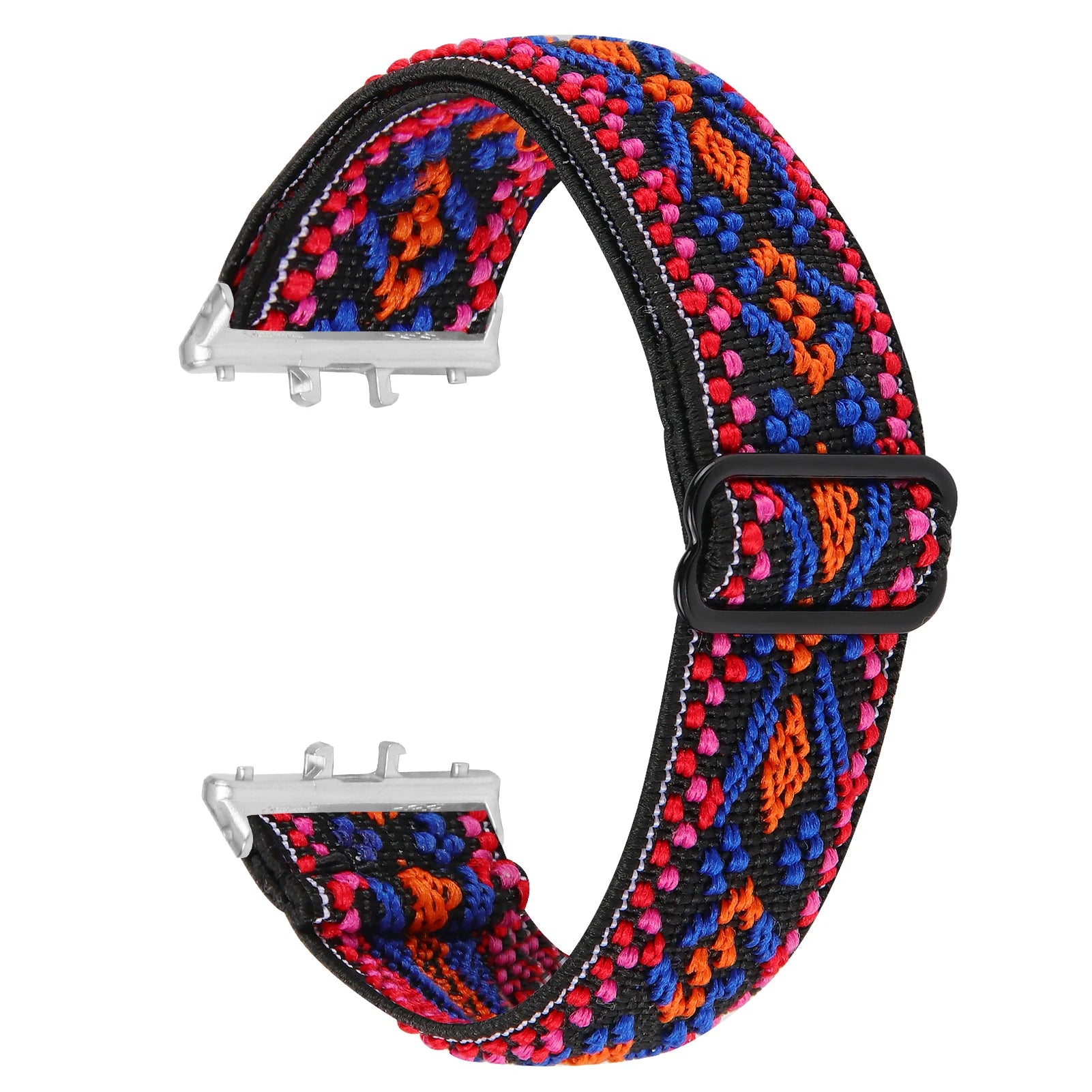 Tie Dye Print Strap For Samsung Galaxy Fit 3 Weaves Elastic Wristband For Samsung Galaxy Fit 3 SM-R390 Sport Vintage Watchband