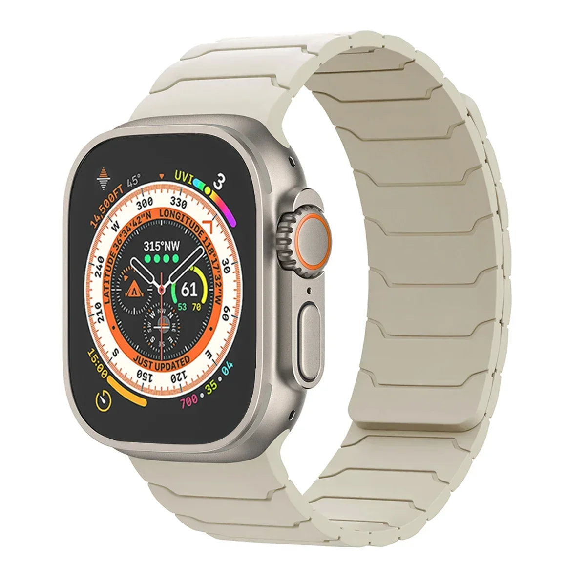 Magnetic band for Apple Watch band Ultra 2 49mm 46mm 44mm 41mm 45mm 42mm Silicone band Apple Watch Series 10 9 8 7 6 5 4 SE band