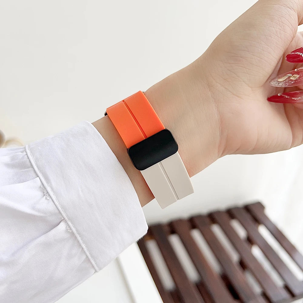 Silicone Loop Strap For Samsung Galaxy Watch 7 6 5 40mm 44mm Adjustable Bracelet Watchband For Galaxy 4 6 Classic 20/22/18mm