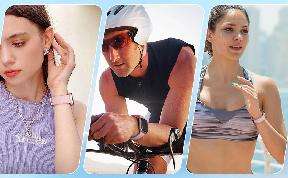 Magnetic band for Apple Watch band 46mm 40mm 45mm 44mm 41mm 38mm 42mm Nylon band Apple Watch Series 10 SE 9 8 7 6 5 Ultra 2 49mm