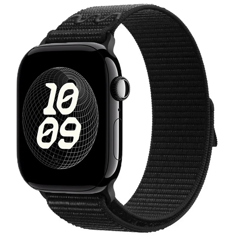 For Apple Watch band 49mm Series 11 10 9 8 7 6 5 4 SE Ultra 2 3 Stripe band 42mm 46mm 45mm 40mm 44mm 41mm Apple Watch Sport Nyon Loop