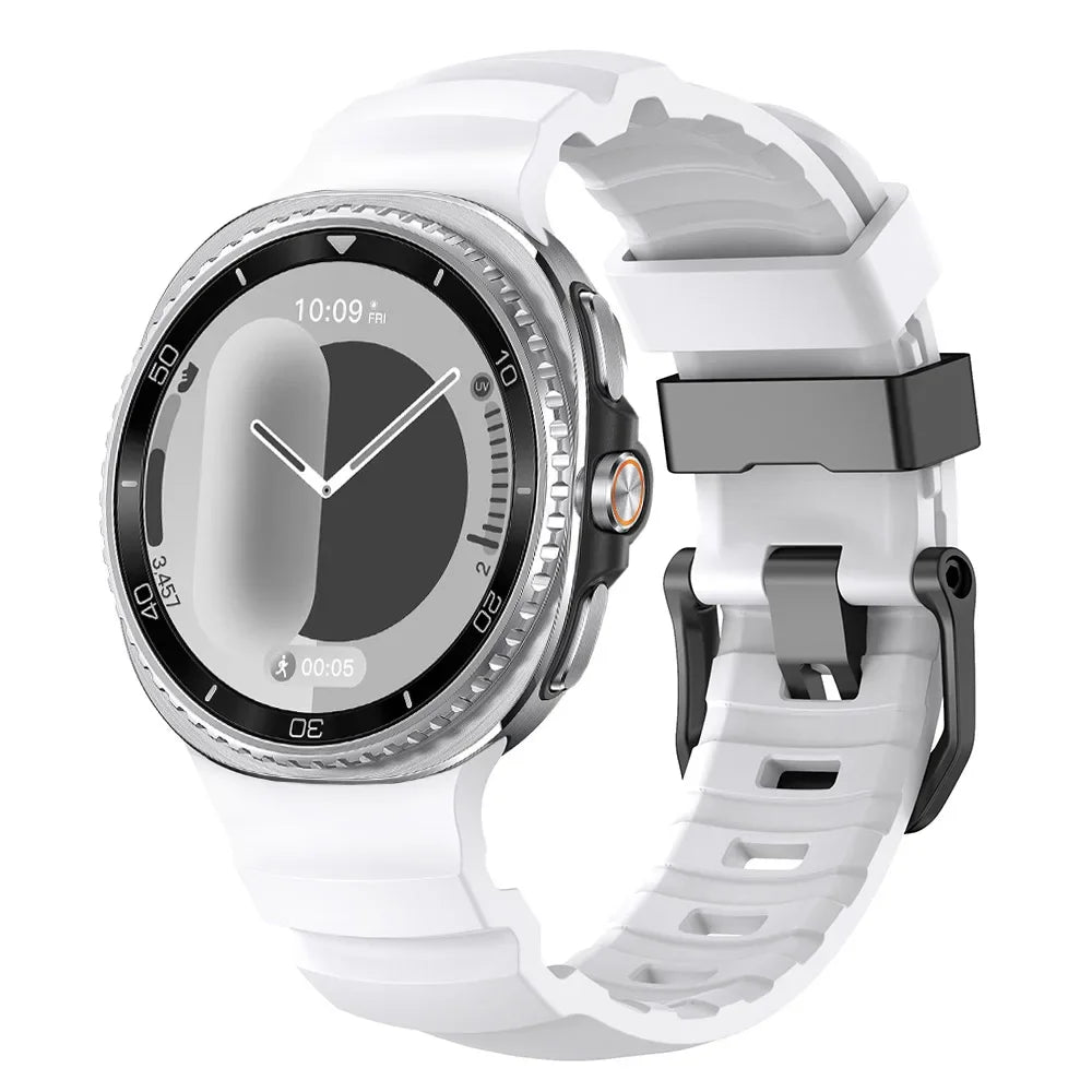 Trail Silicone Band for Samsung Galaxy Watch 8 Strap 44mm 40mm No Gaps Bracelet for Galaxy Watch 8 Classic 46mm Sport Wristband