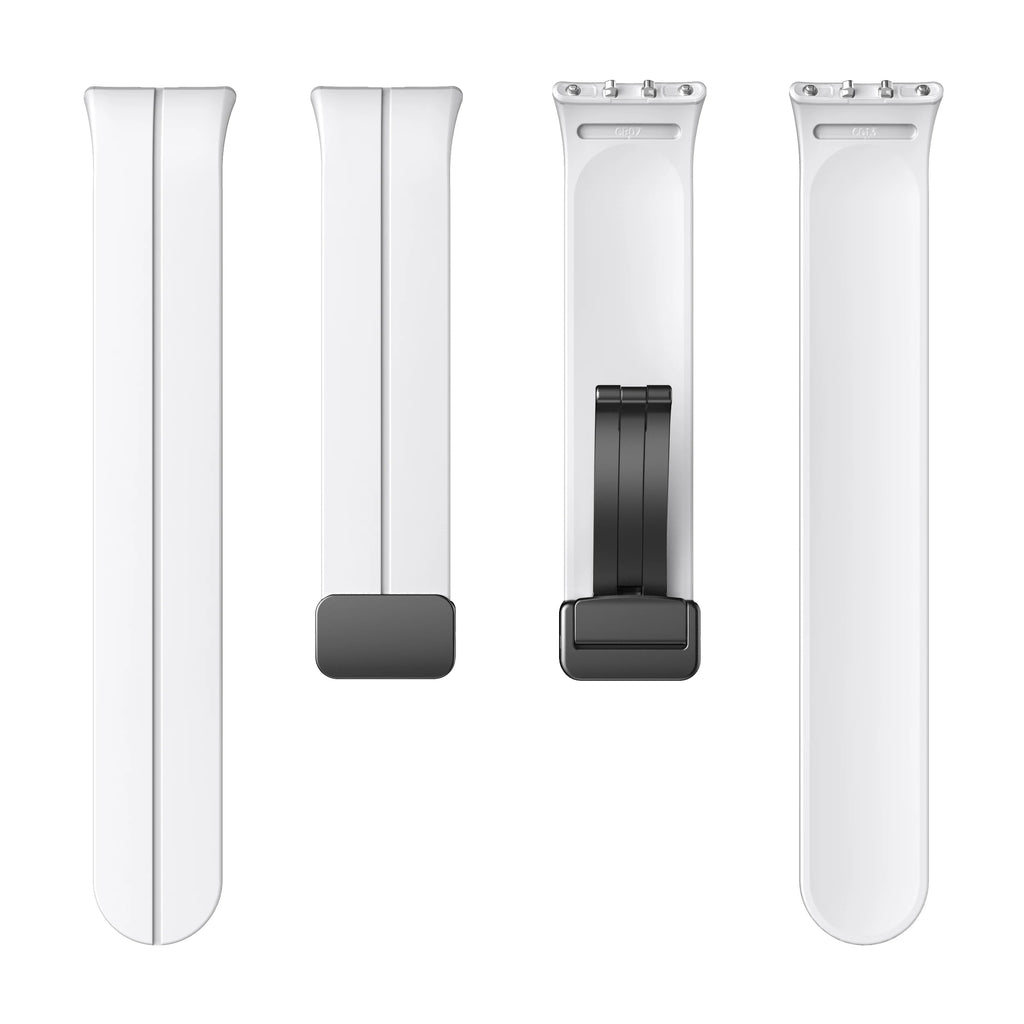 Sports Silicone Band For Samsung Galaxy Fit3 Fit 3 SM-R390 Magnetic D Buckle Strap Wristband Bracelet Replacement Accessories