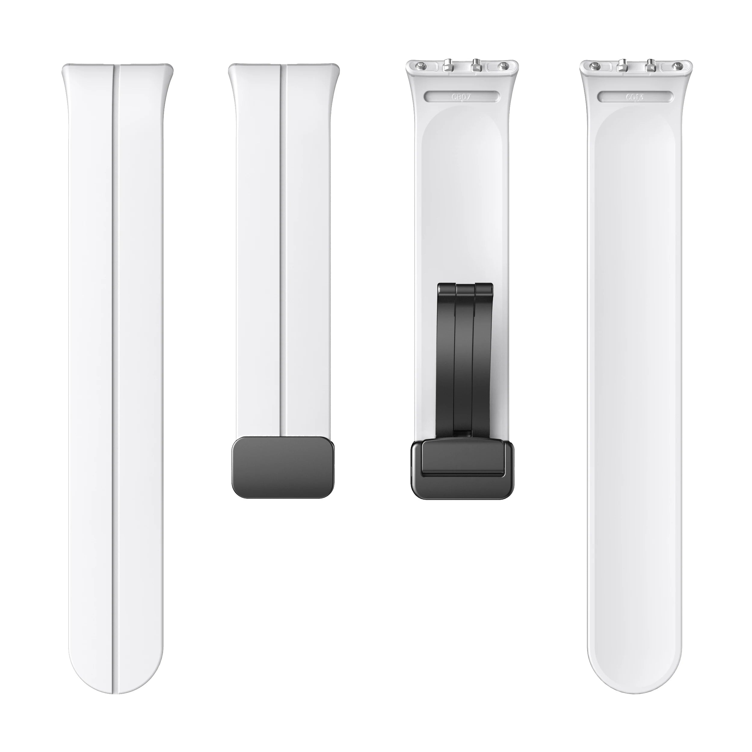 Sports Silicone Band For Samsung Galaxy Fit3 Fit 3 SM-R390 Magnetic D Buckle Strap Wristband Bracelet Replacement Accessories