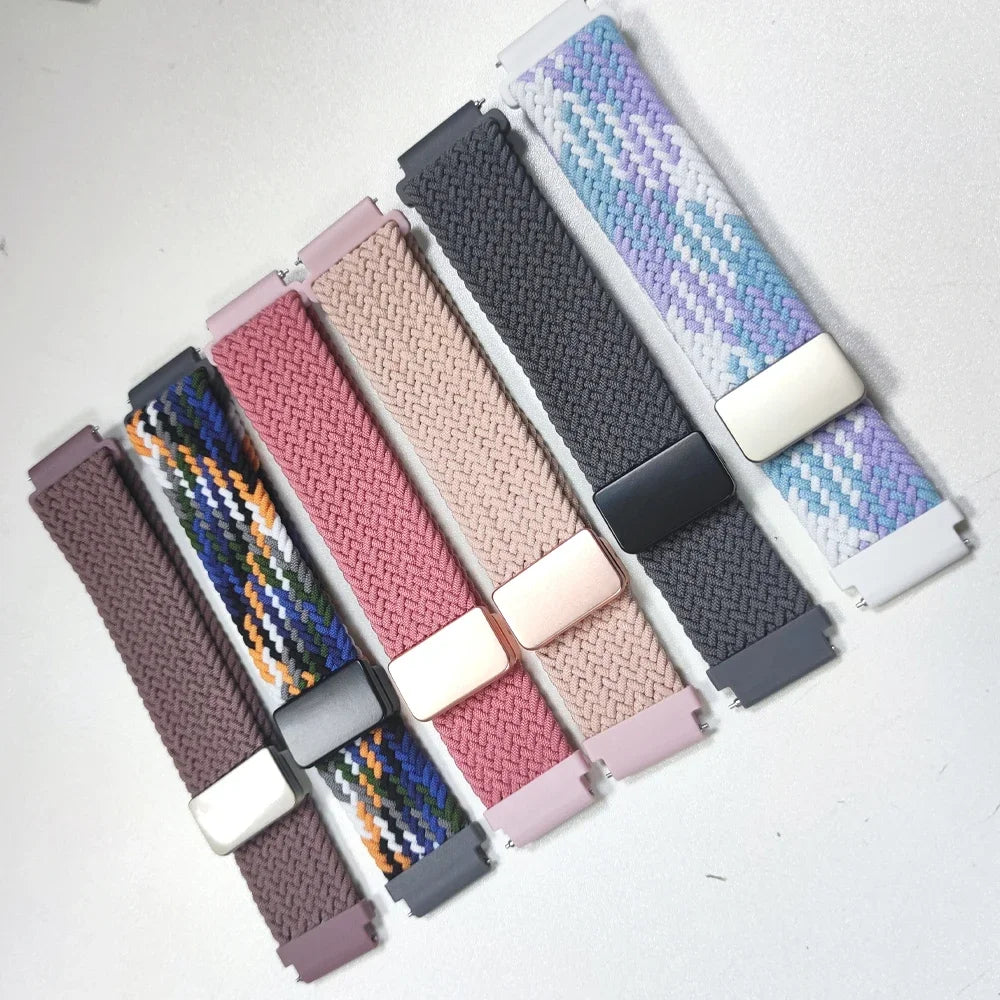 20mm 22mm Parachute Straps For Galaxy Watch Band 7/FE/6/5/pro/4/Classic/active 2/Gear s3 correa Bracelet Huawei watch GT 5 4 3 2