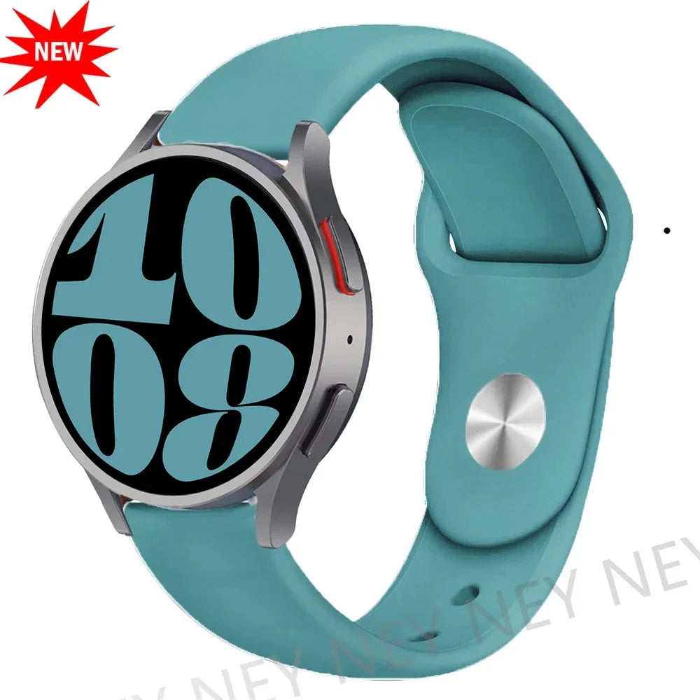 20mm 22mm strap For Samsung Galaxy watch 5 pro/6/4/Classic/Active 2/Gear S3 frontier silicone bracelet Huawei GT 2/2e/3 pro band