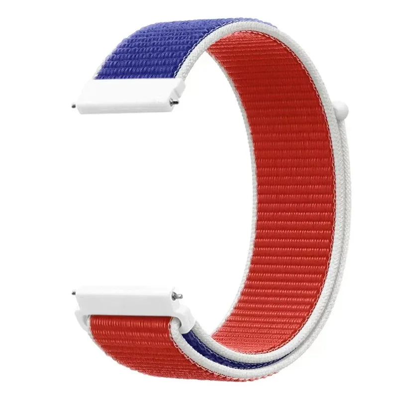 20mm 22mm Nylon Strap for Samsung Galaxy Watch 7/6/5/4 Huawei Watch 5/GT5/4/3 Pro 46mm Breathable Band for Garmin 970 965 955 55