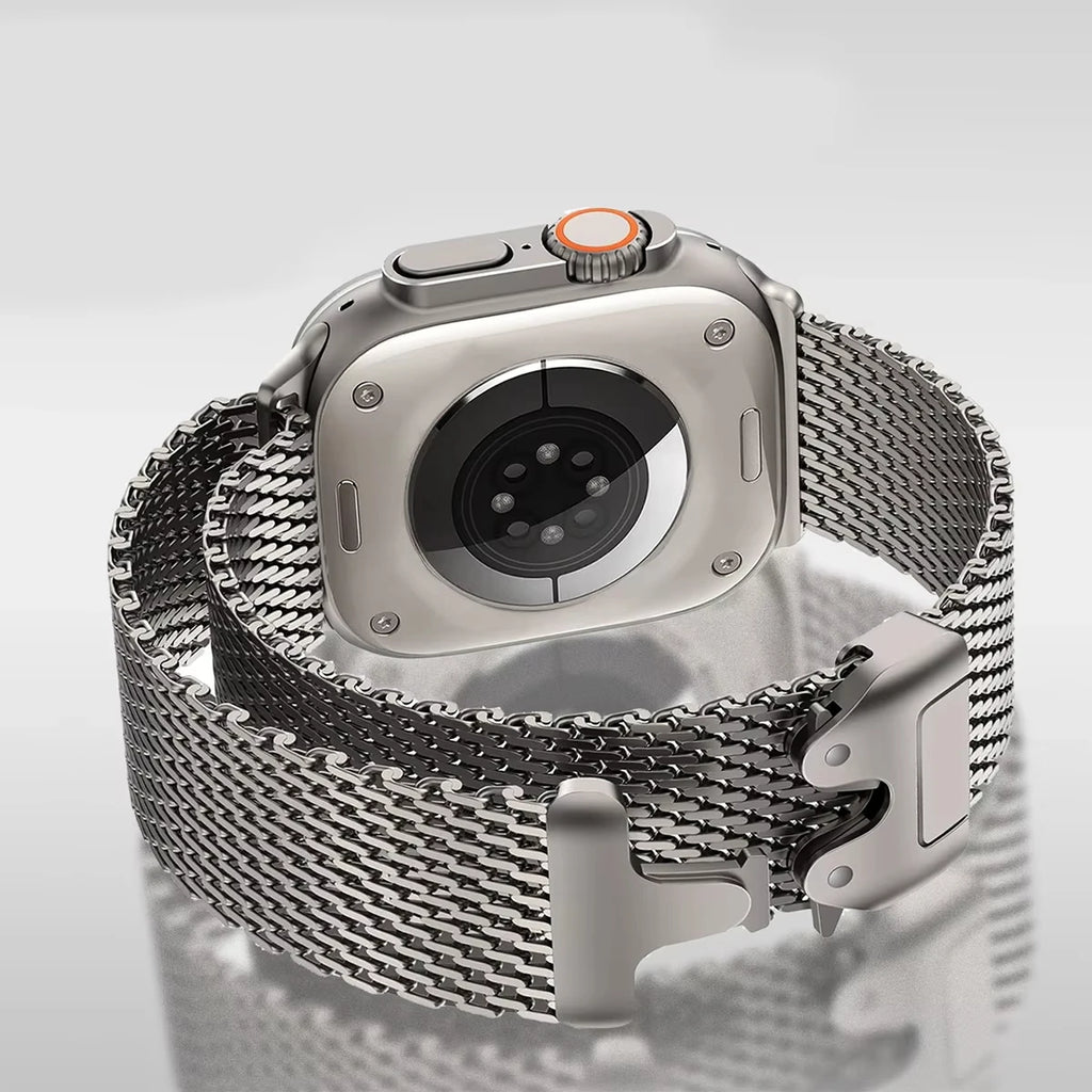 Milanese parachute band For Apple Watch band Ultra 3 2 49mm 46mm 44mm 45mm 41mm 42mm band Correa Apple Watch Series 11 10 9 8 7 SE