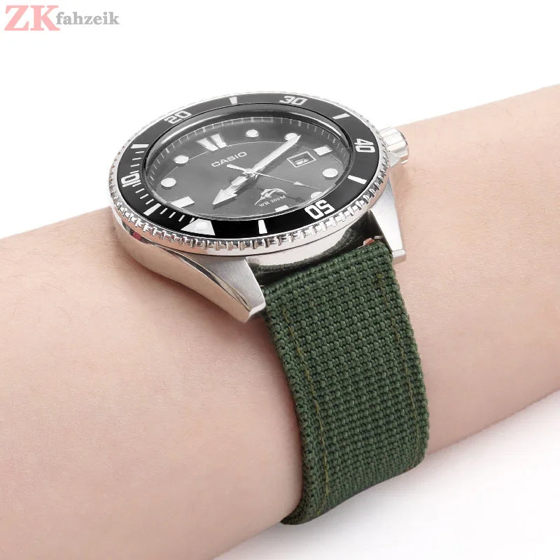 18mm 20mm 22mm Band Nylon Watch Strap for Samsung Galaxy Watch 5 Pro 42mm 46mm Active1 Active2 Gear S3 Frontier Sports