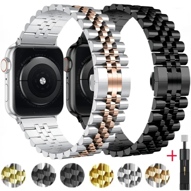 Metal band For Apple Watch band Ultra 2 49mm 9 8 7 45mm 41mm Stainless Steel band Belt Apple Watch 6 5 4 SE 44mm 42mm 40mm 38mm