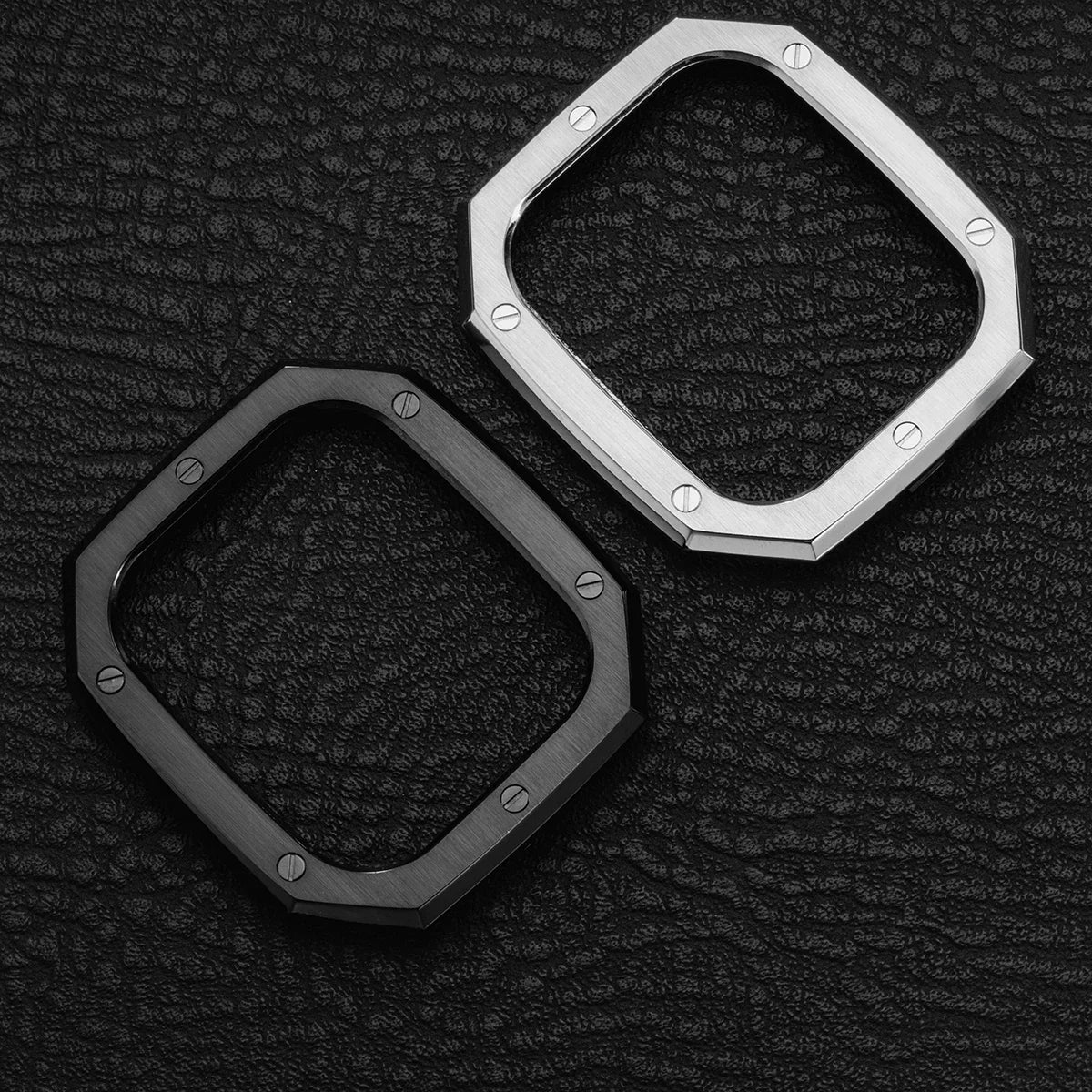 Luxury Stainless Steel Modification Mod Kit for Apple Watch 10 9 8 7 46mm 45mm 41mm metal Bezel Frame for Apple Watch Series 6 5 4 SE