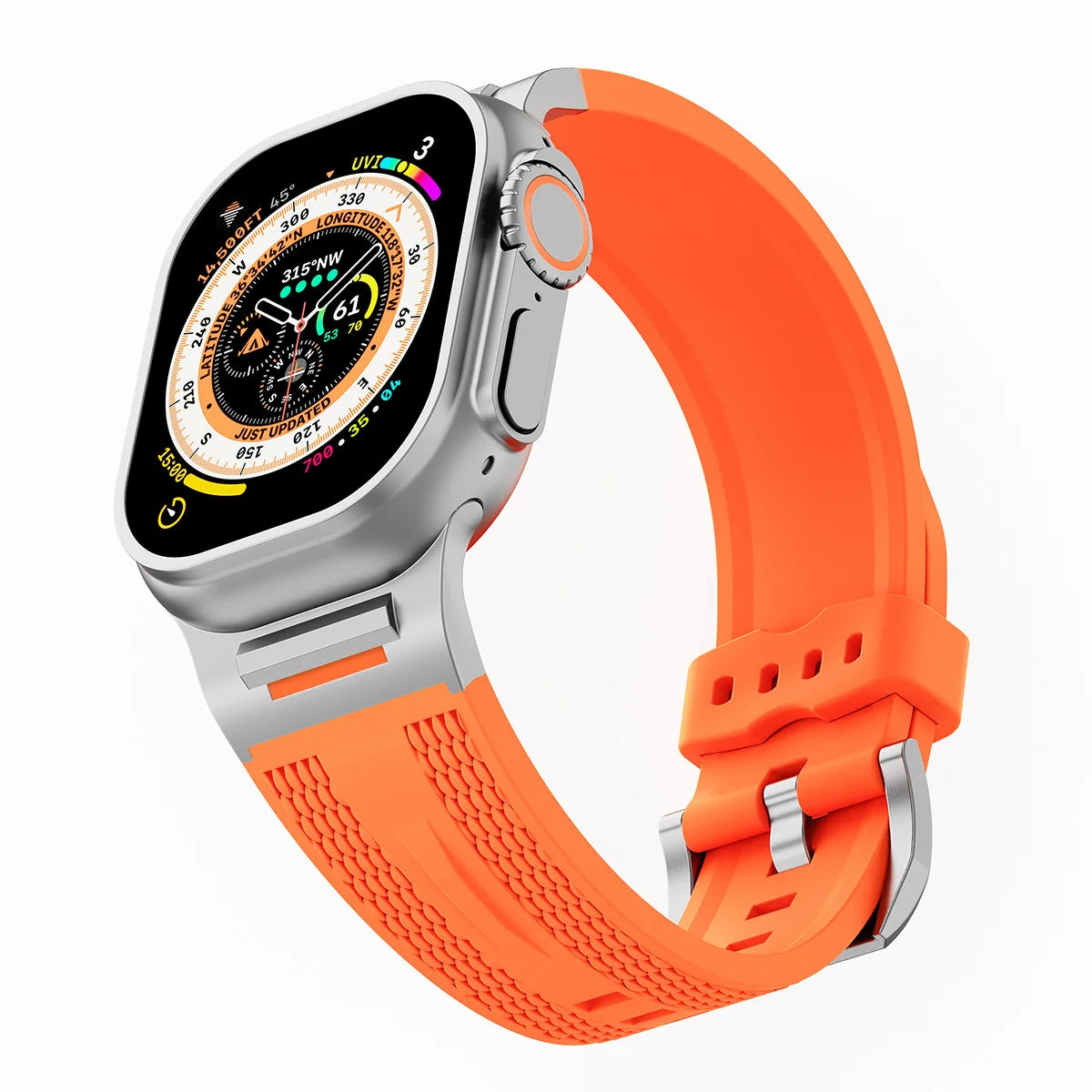 Men's sport band suitable for Apple Watch S11 10 46mm Ultra 3 49mm 45mm 44mm 40mm 38mm silicone band suitable for Apple Watch 987SE6453