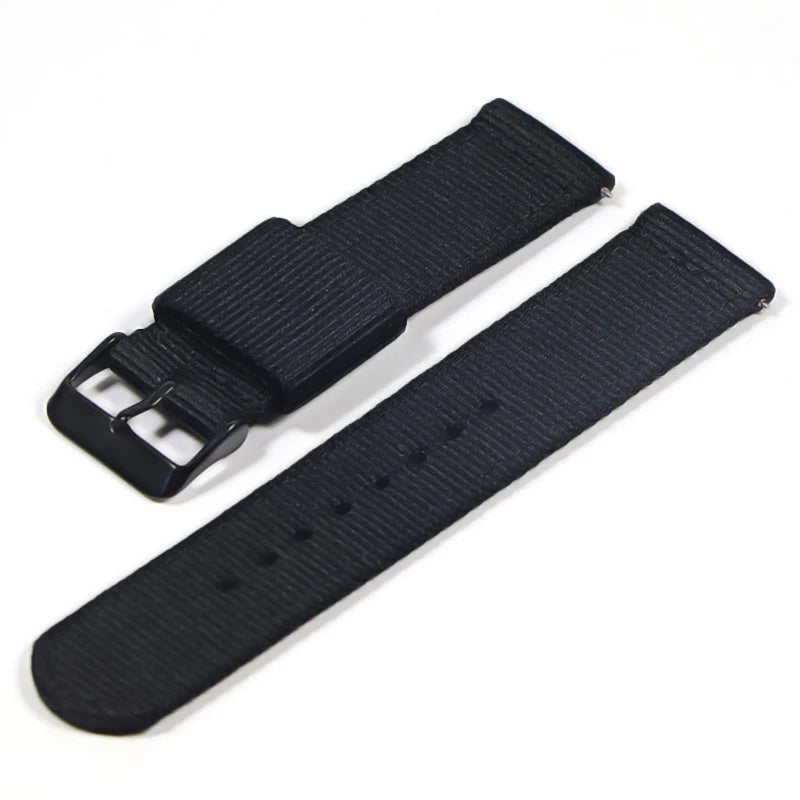 22mm Nylon watch strap For Samsung Galaxy watch 46mm 42mm Active2 Active1 Gear S3 frontier Sports nylon bang