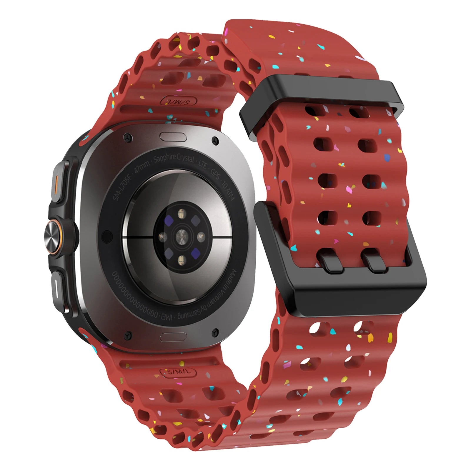 Original Marine for Samsung Galaxy watch Ultra 2 Strap accessories Colorful Sport Bracelet Correa Galaxy watch 7 Ultra 47mm Band