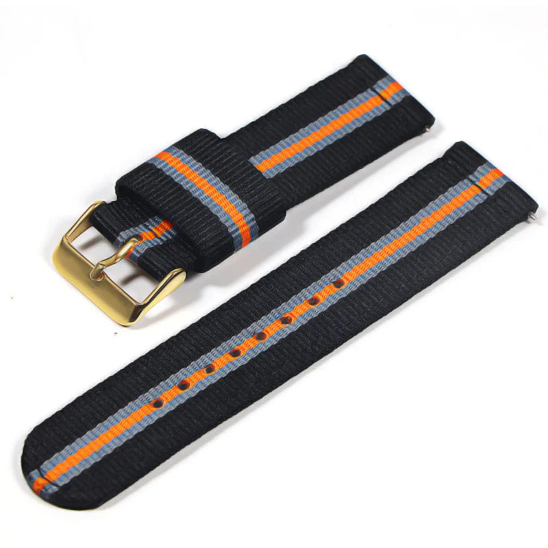 22mm Nylon watch strap For Samsung Galaxy watch 46mm 42mm Active2 Active1 Gear S3 frontier Sports nylon bang
