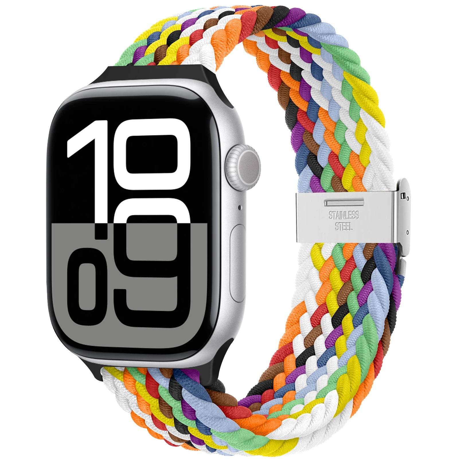 Slim Braided Solo Loop band For Apple Watch band 45mm 41mm 44mm 40mm 46mm 42mm 49mm band Apple Watch Series Ultra 2 10 9 SE 8 7