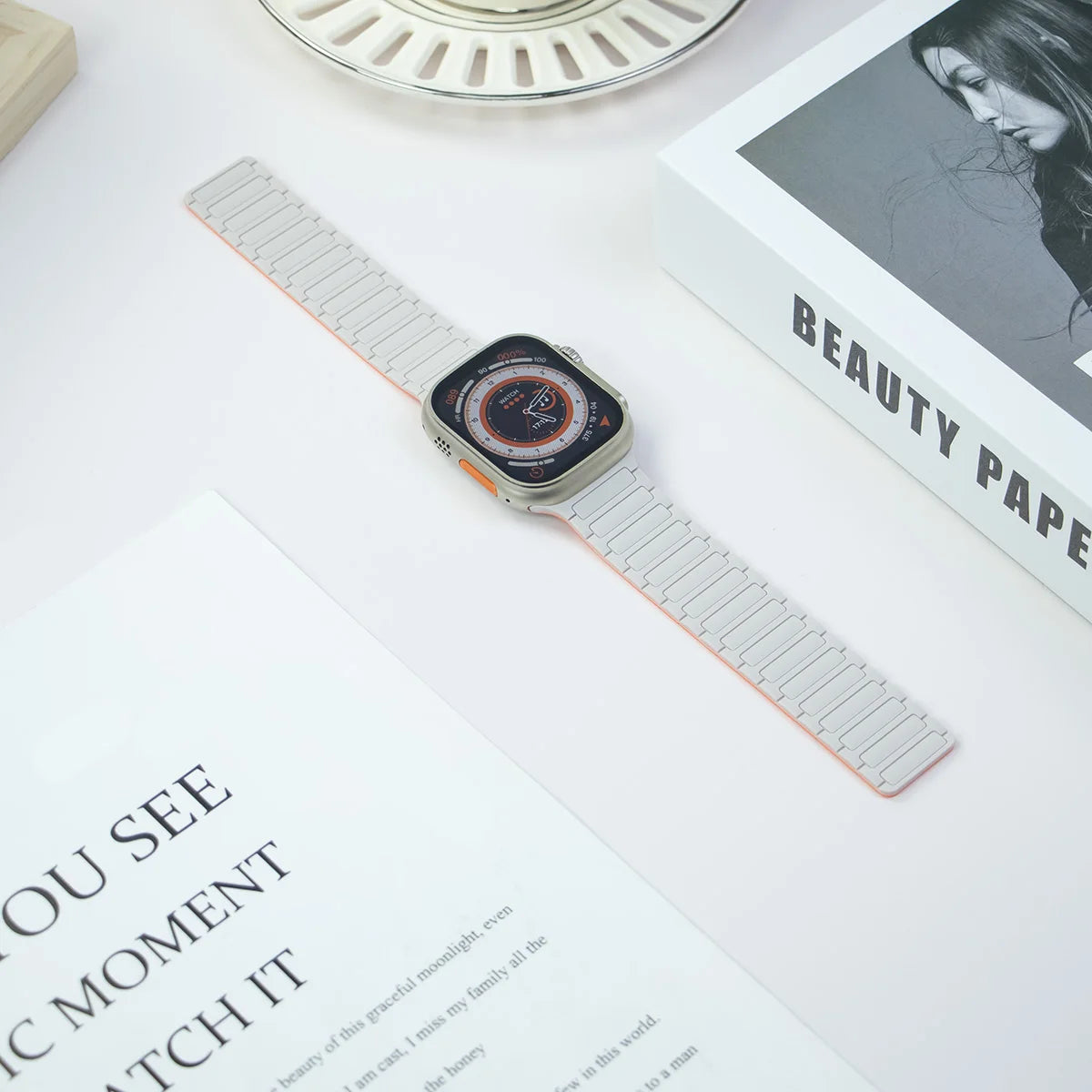 Magnetic Silicone band for Apple Watch Ultra 3 2 49mm 46mm 42mm 45mm 44mm 40mm 41mm band Apple Watch Series 11 10 9 8 7 6 SE band