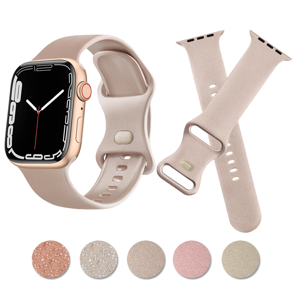 Soft TPU band For Apple Watch Ultra 49mm 10 9 8 7 41mm 45mm 46mm band Bling Wristband For Apple Watch 6 5 4 3 2 38mm 42mm 40mm 44mm