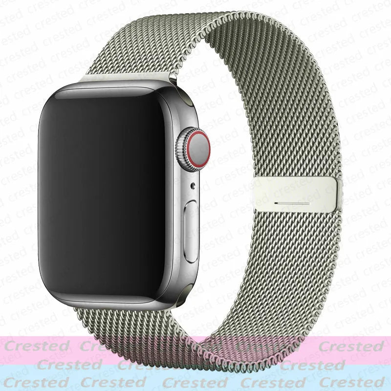 Magnetic band For Apple Watch band 44mm 40mm 45mm 46mm 49mm 42mm 41mm 38mm belt band Apple Watch Series 10 9 3 6 7 8 SE Ultra 2
