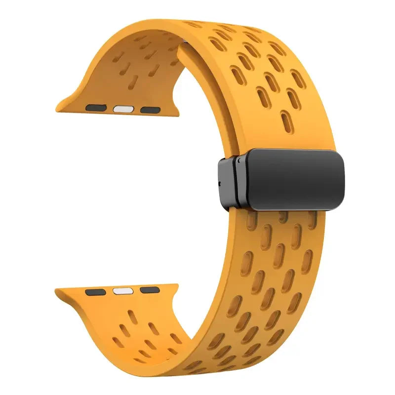 Breathable silicone band for Apple Watch band Ultra 2 49mm 44mm 40mm 42mm 46mm 41mm 45mm band Apple Watch Series 11 10 9 8 7 6 SE3