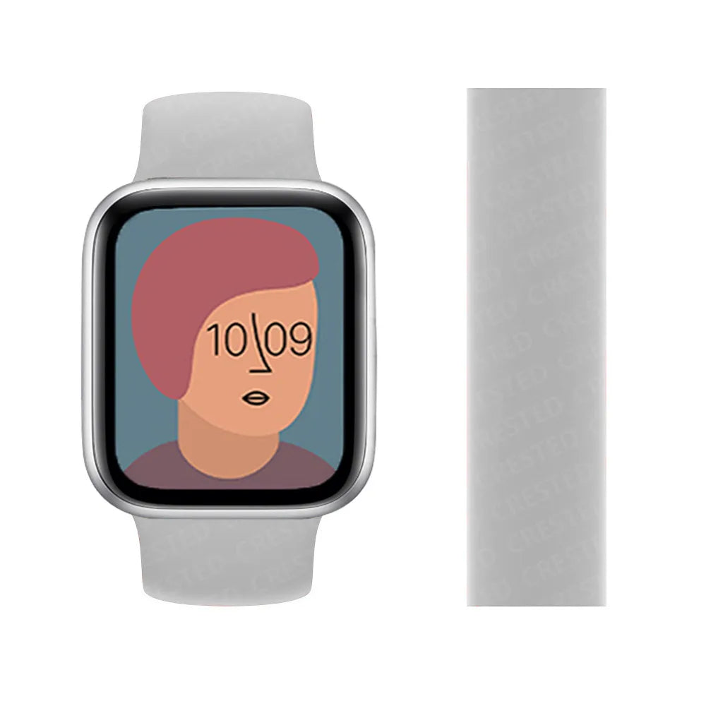 Solo loop band for Apple Watch band 44mm 46mm 45mm 40mm 41mm 42mm 49mm Silicone band correa Apple Watch Series 10 9 6 57 8 SE Ultra