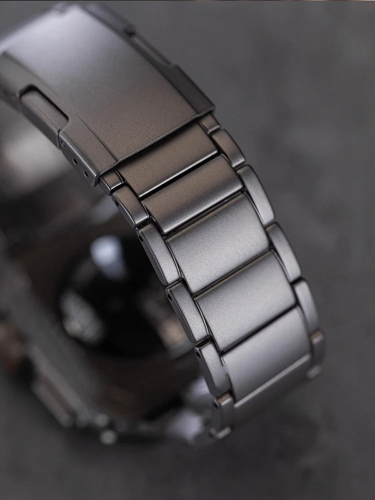 Luxury Titanium Alloy band For Apple Watch Ultra 2 10 9 8 7 6 5 metal band For Apple Watch 38mm 40mm 41mm 42mm 45mm 46mm 49mm