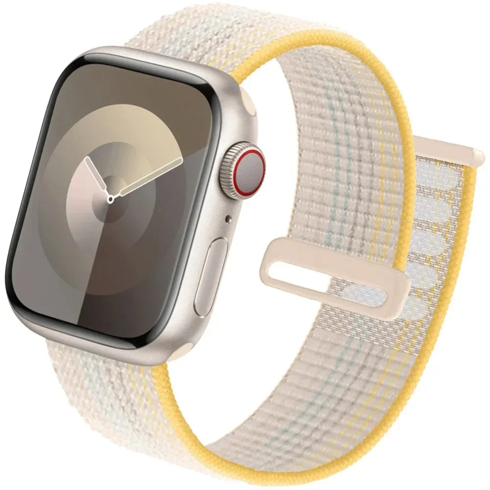 Nylon loop band For Apple Watch band 49mm Ultra 2 44mm 40mm 45mm 41mm 38mm 42mm band for Apple Watch band Series 9 8 SE 7 6 5 4 3
