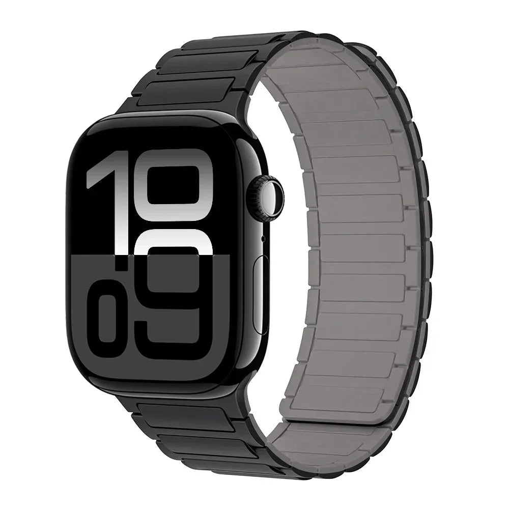 Magnetic Silicone band for Apple Watch band Ultra3 2 49mm band Apple Watch 11 10 46mm 42mm 9 8 7 6 5 SE 45mm 41mm 44mm 40mm Belt