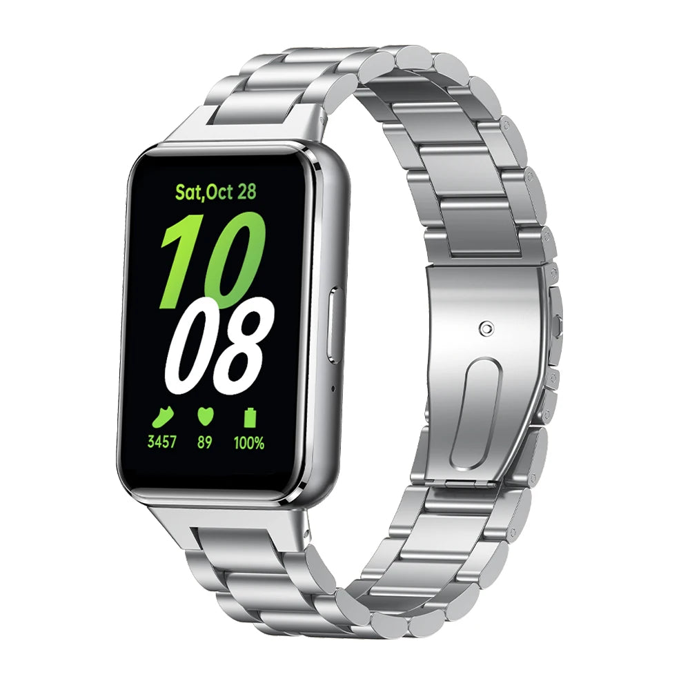 Metal Strap for Samsung Galaxy Watch Fit 3 Stainless Steel Bracelet Magnetic Milanese Loop Watchband for Galaxy Fit3 Accessories