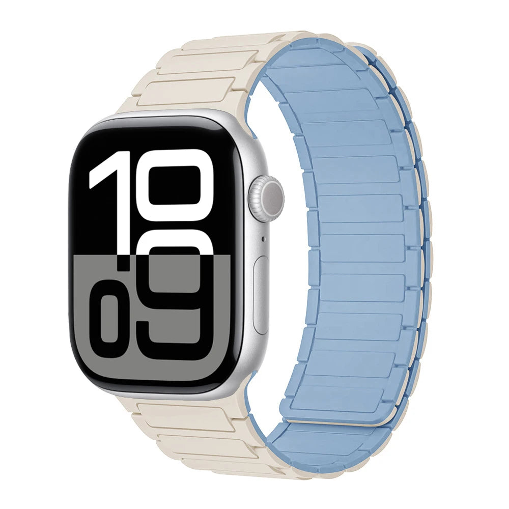 Magnetic Loop band for Apple Watch band 46mm 44mm 40mm 45mm 41mm 42mm Silicone band Apple Watch Series 11 10 9 8 7 6 SE Ultra 3