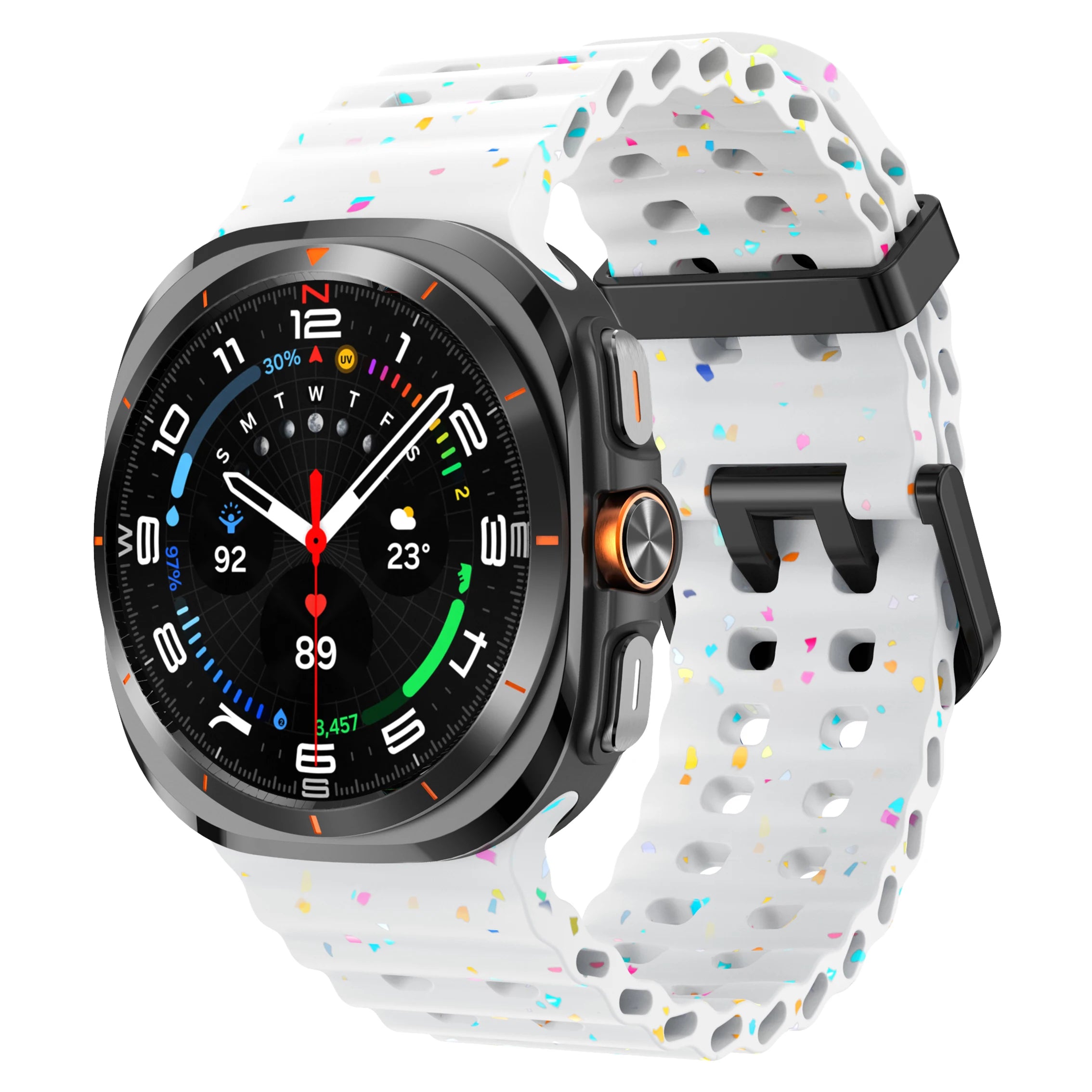 Silicone Breathable Strap For Samsung Galaxy Watch Ultra 47mm Marine Wristband Bracelet Galaxy Watch Ultra(2025) 47mm Watchband