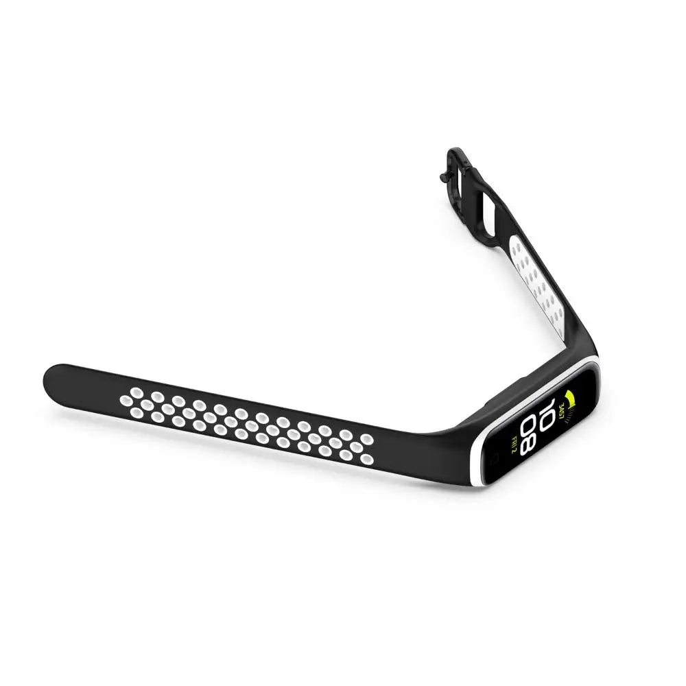 Soft Double Color Wristband Replacement Bracelet Strap Silicone For Samsung Galaxy Fit 2 SM-R220