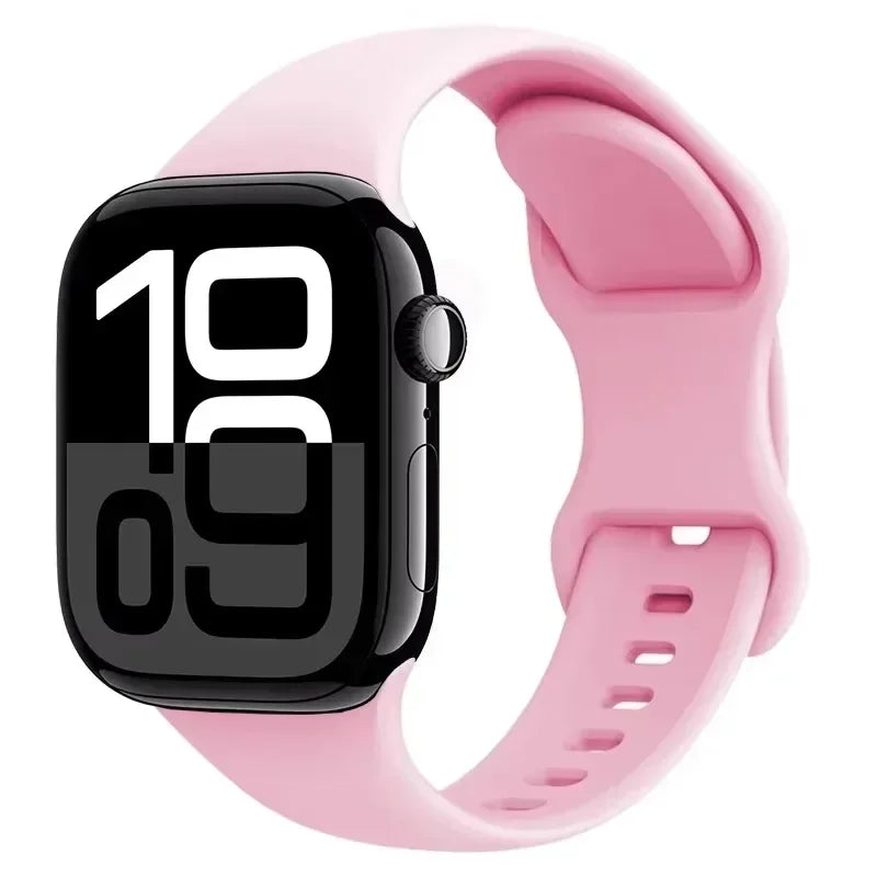 Silicone band For Apple Watch band 11 10 9 8 7 46mm 42mm 45mm 41mm band Wristband Apple Watch Ultra 3 49mm 6 5 4 SE 44mm 40mm Belt