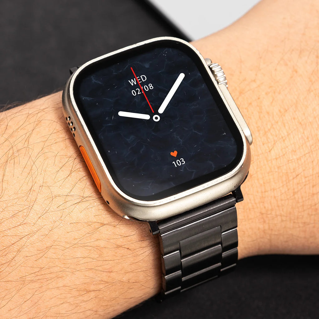 Stainless Steel band For Apple Watch band 45mm 41mm 42mm 46mm 40mm 44mm Ultra 49mm band For Apple Watch Series 10 9 8 7 6 5 SE 4