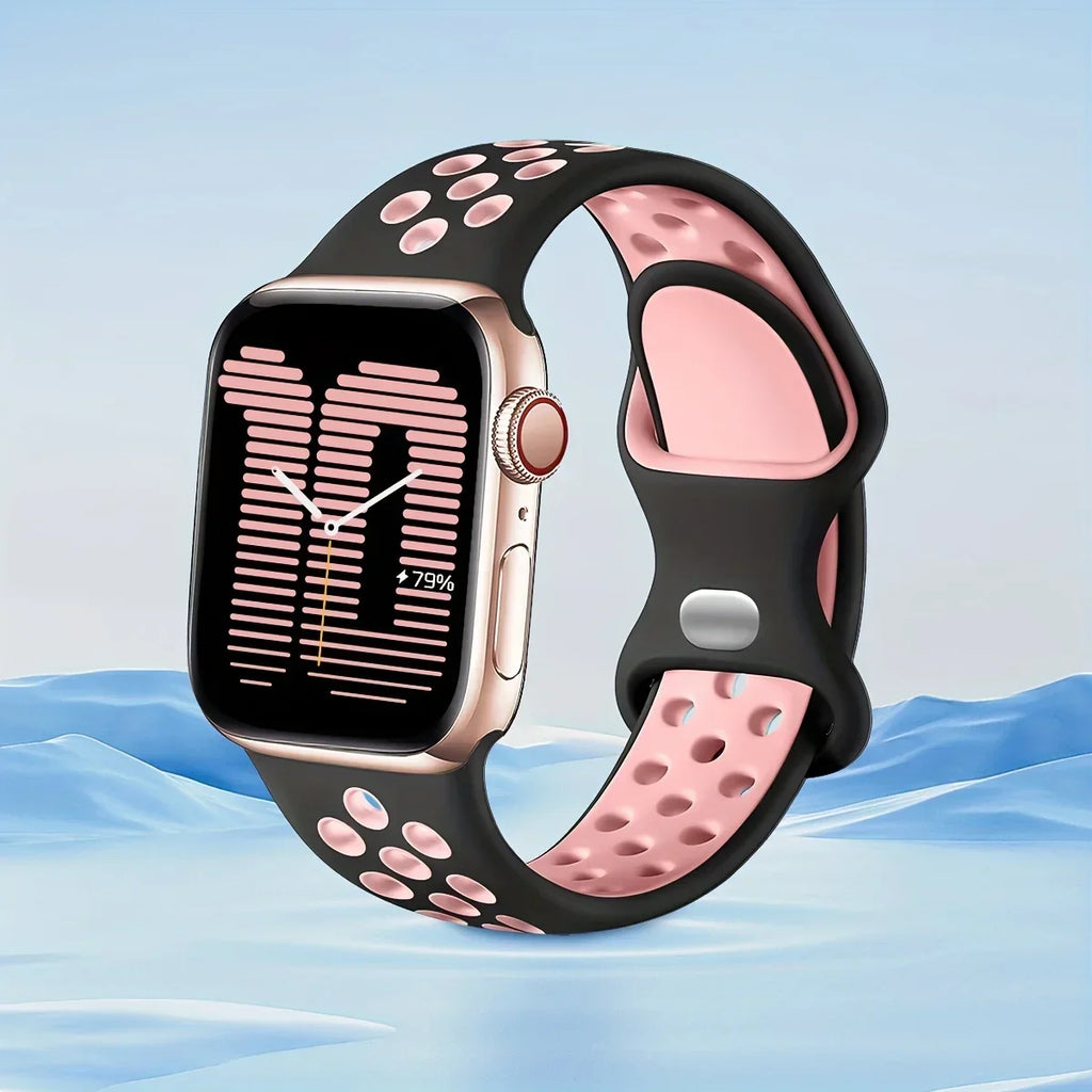 Sport Silicone band For Apple Watch band 45mm 44mm Ultra 2 49mm 40mm 41mm 38mm 42mm 46mm Pride band Series 10 9 8 SE 7 6 Band