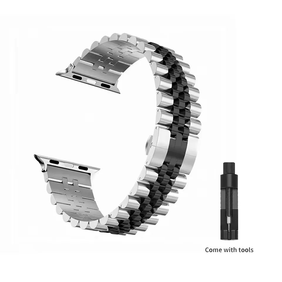 Stainless Steel band for Apple Watch band 45mm 41mm Ultra 49mm 44mm 40mm 42mm 38mm metal Wristband Apple Watch Series 9 8 7 SE 6 5 4